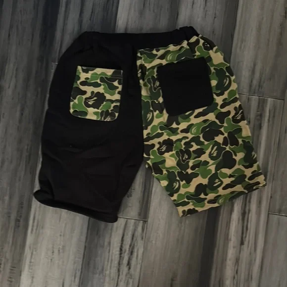 Kids Camo and Black Shorts - Picture 2 of 4